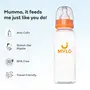 Mylo Essentials Baby Feeding Bottle (250ml) for New Born Baby | Anti Colic & BPA Free Feeding Bottles | Feels Natural Baby Bottle | Easy Flow Neck Design- Zesty Orange, 2 image