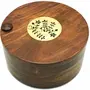 SAHARANPUR HANDICRAFTS Wooden Chapati Box Hand Carved Hot Pots for Chapati Casseroles Wooden Serving Casseroles