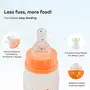 Mylo Essentials Baby Feeding Bottle (125ml + 250ml) for New Born Baby | Anti Colic & BPA Free Feeding Bottles | Feels Natural Baby Bottle | Easy Flow Neck Design- Pink + Zesty Orange, 3 image