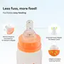 Mylo Essentials Baby Feeding Bottle (250ml) for New Born Baby | Anti Colic & BPA Free Feeding Bottles | Feels Natural Baby Bottle | Easy Flow Neck Design- Zesty Orange, 3 image