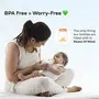 Mylo Essentials Baby Feeding Bottle (250ml) for New Born Baby | Anti Colic & BPA Free Feeding Bottles | Feels Natural Baby Bottle | Easy Flow Neck Design- Zesty Orange, 4 image