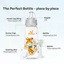 Mylo Essentials 2 in 1 Baby Feeding Bottles with Spoon for New Born Baby (125ml + 250ml) | Anti Colic & BPA Free Feeding Bottles | Feels Natural Baby Bottle | Easy Flow Neck Design- Pink + Giraffe, 5 image