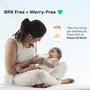 Mylo Essentials Baby Feeding Bottle (125ml + 250ml) for New Born Baby | Anti Colic & BPA Free Feeding Bottles | Feels Natural Baby Bottle | Easy Flow Neck Design- Pink + Zesty Orange, 4 image