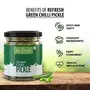 Refresh Green Chilli Pickle 200 gm Homemade Taste Hari Mirch ka Achar, 4 image