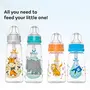 Mylo Essentials 2 in 1 Baby Feeding Bottles with Spoon for New Born Baby (125ml + 250ml) | Anti Colic & BPA Free Feeding Bottles | Feels Natural Baby Bottle | Easy Flow Neck Design- Bear + Elephant, 7 image