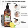 Refresh Charcoal & Lemon Face Wash 500 ml | Enriched with vitamin E | Helps Clean Pores of Skin | Prevents it from Drying | Nourishes the skin | For Men & Women, 6 image