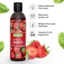Refresh Strawberry Shampoo 200 ml Paraben Free Strawberry Fruit Shampoo For Healthy Scalp Suitable For All Hair Types, 4 image