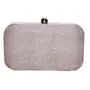 Amerie Fashions Women's & Girls Baby Pink Clutch for Party Wedding, Baby Pink