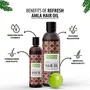 Refresh Amla Hair Oil 200 ml | Enriched with Vitamin E | For Men and Women | Helps in Hair Strengthening & Nourishing, 4 image