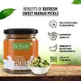 Refresh Sweet Mango Pickle 250 gm | Traditional Homemade Taste Sweet Aam Ka achar in Glass Jar | Aam ka Khatta Mitha Achar | Delicious Gujarati Mango Pickle, 4 image