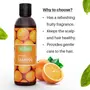 Refresh Orange Shampoo 200 ml Paraben Free Orange Fruit Shampoo For Healthy Scalp Suitable For All Hair Types, 5 image