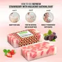 Refresh Strawberry With Mulberry Bathing Bar 75 Gm | Safe PH Level | Gentle Cleansing for Men & Women | Helps to Remove Impurities and dirt, 6 image