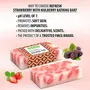 Refresh Strawberry With Mulberry Bathing Bar 75 Gm | Safe PH Level | Gentle Cleansing for Men & Women | Helps to Remove Impurities and dirt, 4 image