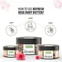 Refresh Rose Body Butter 100 Gm | Enriched with Vitamin E | For Men & Women | Deeply Moisturizes Skin | 100% Vegan Paraben free, 6 image