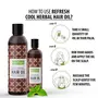 Refresh Cool Herbal Hair Oil 200 ml | Enriched with Vitamin E | For Men and Women | Helps in Hair Strengthening & Nourishing, 6 image
