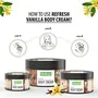 Refresh Vanilla Body Cream 180 Gm | Enriched with Vitamin E for Men and Women | For Dry Skin | Vegan Paraben free, 6 image