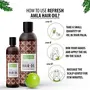 Refresh Amla Hair Oil 200 ml | Enriched with Vitamin E | For Men and Women | Helps in Hair Strengthening & Nourishing, 6 image