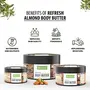 Refresh Almond Body Butter 180 Gm | Enriched with Vitamin E | For Men & Women | Deeply Moisturizes Skin | 100% Vegan Paraben free, 5 image