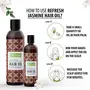 Refresh Jasmine Hair Oil 200 ml | Helps in Hair Fall and Dandruff | Enriched with Vitamin E | For Men and Women | Helps in Hair Strengthening, 6 image
