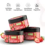 Refresh Strawberry Body Scrub 100 gm with Glycerine & Aloe Vera Extract For Tan Removal And Deep Cleaning Removes Dirt Dead Skin from Neck Knees Elbows & Arms, 5 image