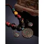 Shining Diva Fashion Latest Stylish Traditional Tibetan Pendant Necklace Jewellery Set for Women (13208s), One, Metal, No Gemstone, 2 image