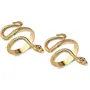 PDY FASHION Pack of 2 golden, Metal, No Gemstone