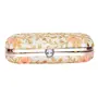 Amerie Fashions Women's Off White Floral Box Clutch for Party Wedding, Off White, 3 image