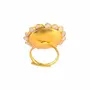 AVISHA Stone Ring for Women | Crystal color Ring Love Forever Adjustable Free Size Gemstone Jewelry Ring | Birthday Gift for girls and women Anniversary Gift for Wife, Brass, No Gemstone, 5 image