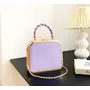 Diva Dale Box Clutch Satchel Party-Wear Casual Sling Bag For Women, Lavender, 2 image