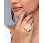AVISHA Stone Ring for Women | Crystal color Ring Love Forever Adjustable Free Size Gemstone Jewelry Ring | Birthday Gift for girls and women Anniversary Gift for Wife, Brass, No Gemstone, 2 image