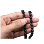 Black Hakik Crystal Japa Mala Ganthi - Negative Energy Remover 108 Beads Buddhist Prayer Beads - AAA Grade Original Healing Gemstone Agate Mala for Yoga Meditation Spiritual Reiki Feng Shui, 5 image