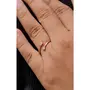 SAYONAM FASHION Rose Gold Crown Stainless Steel Adjustable Ring, Stainless Steel, No Gemstone, 2 image
