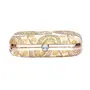 Amerie Fashions Women's & Girls Beige Floral Box Clutch for Party Wedding, Beige, 3 image