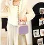 Diva Dale Box Clutch Satchel Party-Wear Casual Sling Bag For Women, Lavender, 6 image