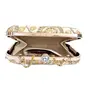 Amerie Fashions Women's & Girls Beige Floral Box Clutch for Party Wedding, Beige, 4 image