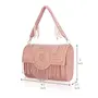 Nicoberry women,s Party clutche weding purs dulhan bag, Pink, M, 2 image