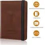 XAMILE Passport Holder Cover PU Leather RFID Travel Wallet Case Organiser Accessories Indian Passport Cover for Passport, Business Cards, Credit Cards, Boarding Passes, Dark Brown, S, Casual, 6 image