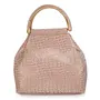 KAAM KAAJ Designer Golden Polti Bag Ethnic Purse Womens/Girls's Handbag for Party, Casual, Bridal Clutch, Gold, 5 image