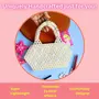 Tipsy Closet Pearl Bags for Women Stylish | White Pearl Handbags Woman | Moti Bag Purse | Wedding Party Beads Evening Clutch Handbag | Crystal Bags | Handmade Beaded Bag, White::Ivory::Cream::Off, 7 image