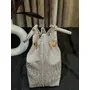 KAAM KAAJ Designer Golden Polti Bag Ethnic Purse Womens/Girls's Handbag for Party, Casual, Bridal Clutch, Gold, 4 image