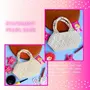 Tipsy Closet Pearl Bags for Women Stylish | White Pearl Handbags Woman | Moti Bag Purse | Wedding Party Beads Evening Clutch Handbag | Crystal Bags | Handmade Beaded Bag, White::Ivory::Cream::Off, 6 image
