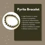 PRAYOSHACRYSTALS Pyrite Bracelet 8 mm Stone Bracelet for Reiki Healing and Crystal Healing Stones Crystal Energized Stone AAA Bracelet with Certificate, Golden, 6.5 cm, Crystal, Pyrite Stone, 6 image