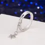 MYKI Cute Chain Star Ring For Women & Girls, Metal, Cubic Zirconia, 3 image