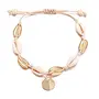 Fabula by OOMPH Jewellery Combo of 2 Sea Shell Charm Bohemian Fashion Anklet For Women & Girls, 3 image