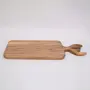 SAHARANPUR HANDICRAFTS Acacia Wood Cutting Board Decorative Wooden Serving Board for Kitchen and Dining for Meat Cheese Bread Vegetables &Fruits, 2 image