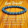 Charged Energized Certified Natural Bracelet Crystal Stone Big Tumble Bead Bracelet Round Shape For Reiki, Balance Chakra, Positive Energy, Healing (lava), 4 image