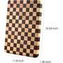 SAHARANPUR HANDICRAFTS Acacia Wood Cutting Board Decorative Wooden Serving Board for Kitchen and Dining for Meat Cheese Bread Vegetables &Fruits, 4 image