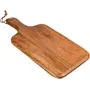 SAHARANPUR HANDICRAFTS Acacia Wood Cutting Board Decorative Wooden Serving Board for Kitchen and Dining for Meat Cheese Bread Vegetables &Fruits