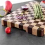 SAHARANPUR HANDICRAFTS Acacia Wood Cutting Board Decorative Wooden Serving Board for Kitchen and Dining for Meat Cheese Bread Vegetables &Fruits, 5 image
