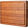 SAHARANPUR HANDICRAFTS Acacia Wood Cutting Board Decorative Wooden Serving Board for Kitchen and Dining for Meat Cheese Bread Vegetables &Fruits 16 x 11 x 1 in, 2 image